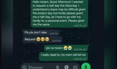 'मेरी मां मुझे मार डालेगी' आधे दिन दिन की छुट्टी के लिए महिला ने लिखा