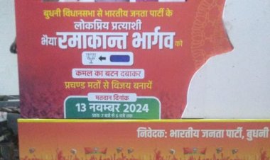 नाम की घोषणा के पहले दावेदार ने तैयार करा लिए पोस्टर